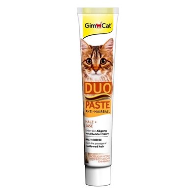 تصویر  خمير مالت GimCat مدل Duo Paste مخصوص گربه با طعم پنير - 50 گرم