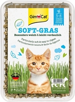 تصویر  علف مخصوص گربه GimCat مدل Soft Grass حاوی ويتامين - بسته 100 گرمی