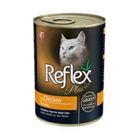 تصویر  كنسرو Reflex Plus مخصوص گربه تهيه شده از گوشت مرغ  - 400 گرم