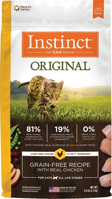 تصویر  غذای خشک گربه Instinct مدل Original تهیه شده از مرغ مناسب برای تمام سنین - 2.2 کیلوگرم