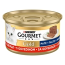 تصویر  کنسرو پته Gourmet Gold تهیه شده از گوشت گاو مخصوص گربه بالغ - 85 گرم
