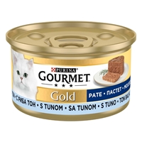تصویر  کنسرو پته Gourmet Gold تهیه شده از ماهی تن مخصوص گربه بالغ - 85 گرم